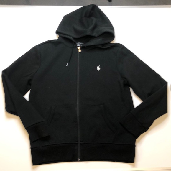 Polo Ralph Lauren Other - Polo by Ralph Lauren NWOT Black Hoodie M zip